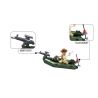 Enlighten 813 Qman 813 non  CHIẾN ĐẤU TRÊN ĐẦM LẦY bộ đồ chơi xếp lắp ráp ghép mô hình Military Army COMBATZONES AMPHIBIAN VEHICLE Quân Sự Bộ Đội 272 khối