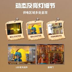 POPBRIX VP10007 Port Hotel Xếp hình lắp ráp ghép mô hình Cảng: Khách sạn Cảng