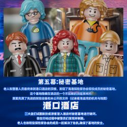 POPBRIX VP10007 Port Hotel Xếp hình lắp ráp ghép mô hình Cảng: Khách sạn Cảng