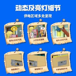 POPBRIX VP10009 Painter Sketching En Plein Air Xếp hình lắp ráp ghép mô hình Cảng: Bản phác thảo của họa sĩ