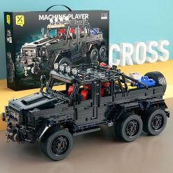 Xingya Premium 66652 Xếp hình lắp ráp ghép mô hình Xe địa hình cỡ lớn G sáu bánh 1:8