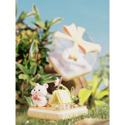 Boda BD8004 Xếp hình lắp ráp ghép mô hình Rừng đào Chuột đào dễ thương 4 loại: Bauhinia Love, Secret Words, Sound Flower Story, Peach Zhongxia