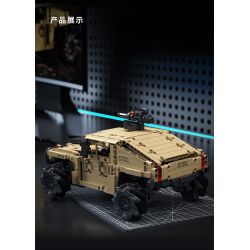 Takuki T1117 Xếp hình lắp ráp ghép mô hình Xe địa hình bọc thép HM xe drift 1:12