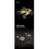 Takuki T1117 Xếp hình lắp ráp ghép mô hình Xe địa hình bọc thép HM xe drift 1:12