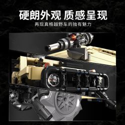 Takuki T1117 Xếp hình lắp ráp ghép mô hình Xe địa hình bọc thép HM xe drift 1:12