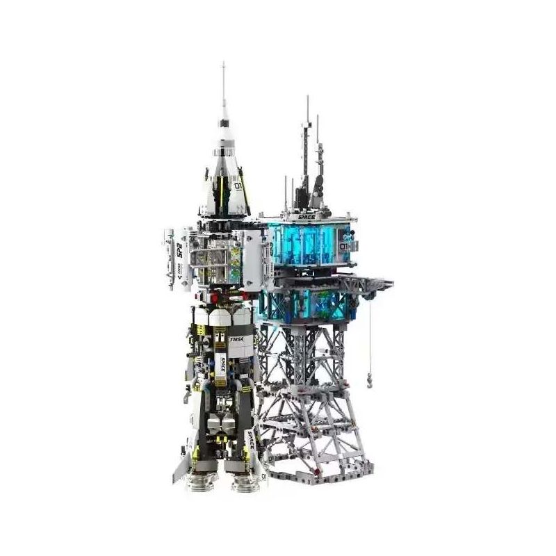 Takuki T4014 Space Cosmodrome Xếp hình lắp ráp ghép mô hình căn cứ hàng không vũ trụ