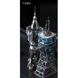 Takuki T4014 Space Cosmodrome Xếp hình lắp ráp ghép mô hình căn cứ hàng không vũ trụ
