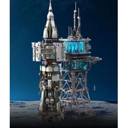 Takuki T4014 Space Cosmodrome Xếp hình lắp ráp ghép mô hình căn cứ hàng không vũ trụ