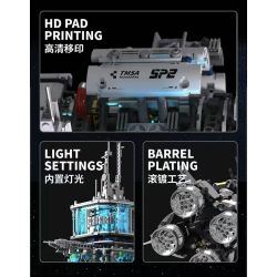 Takuki T4014 Space Cosmodrome Xếp hình lắp ráp ghép mô hình căn cứ hàng không vũ trụ