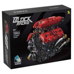 Takuki T5011 V8-Turbine Engine Xếp hình lắp ráp ghép mô hình Động cơ V8