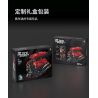 Takuki T5011 V8-Turbine Engine Xếp hình lắp ráp ghép mô hình Động cơ V8