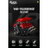 Takuki T5011 V8-Turbine Engine Xếp hình lắp ráp ghép mô hình Động cơ V8