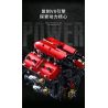 Takuki T5011 V8-Turbine Engine Xếp hình lắp ráp ghép mô hình Động cơ V8