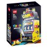 GULY 60542 Creative Fruit Arcade Xếp hình lắp ráp ghép mô hình Máy đánh bạc Rock and Roll hoài cổ