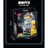 GULY 60542 Creative Fruit Arcade Xếp hình lắp ráp ghép mô hình Máy đánh bạc Rock and Roll hoài cổ