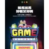 GULY 60542 Creative Fruit Arcade Xếp hình lắp ráp ghép mô hình Máy đánh bạc Rock and Roll hoài cổ