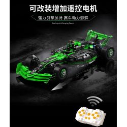 Takuki T4018 Xếp hình lắp ráp ghép mô hình Đua xe công thức 1 1:12