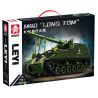 Le Yi 66096 M40 Long Tom Xếp hình lắp ráp ghép mô hình Pháo tự hành M40