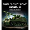 Le Yi 66096 M40 Long Tom Xếp hình lắp ráp ghép mô hình Pháo tự hành M40