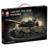 Le Yi 66097 Leoparo 2A6 Tank Xếp hình lắp ráp ghép mô hình Xe tăng chiến đấu chủ lực Leopard 2A6
