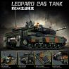 Le Yi 66097 Leoparo 2A6 Tank Xếp hình lắp ráp ghép mô hình Xe tăng chiến đấu chủ lực Leopard 2A6
