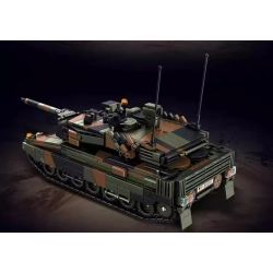 Le Yi 66097 Leoparo 2A6 Tank Xếp hình lắp ráp ghép mô hình Xe tăng chiến đấu chủ lực Leopard 2A6