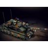Le Yi 66097 Leoparo 2A6 Tank Xếp hình lắp ráp ghép mô hình Xe tăng chiến đấu chủ lực Leopard 2A6