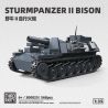 ThirdParty 300023 Sturmpanzer II Bison Xếp hình lắp ráp ghép mô hình Pháo tự hành Bison II 1:35