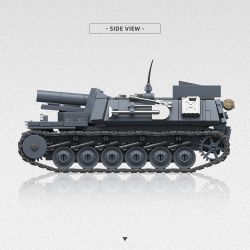 ThirdParty 300023 Sturmpanzer II Bison Xếp hình lắp ráp ghép mô hình Pháo tự hành Bison II 1:35