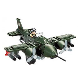 Enlighten 810 Qman 810 non  TRUNG TÂM CHỈ HUY KHÔNG QUÂN bộ đồ chơi xếp lắp ráp ghép mô hình Military Army COMBATZONES FIGHTERS Quân Sự Bộ Đội 225 khối