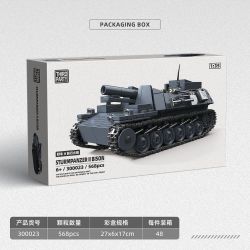 ThirdParty 300023 Sturmpanzer II Bison Xếp hình lắp ráp ghép mô hình Pháo tự hành Bison II 1:35
