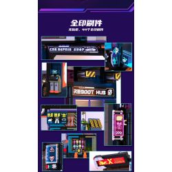 iambrick 40104 Cyber Repair City Xếp hình lắp ráp ghép mô hình Thành phố bảo trì mạng