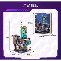 iambrick 40104 Cyber Repair City Xếp hình lắp ráp ghép mô hình Thành phố bảo trì mạng