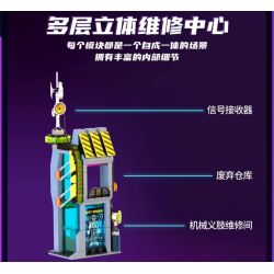 iambrick 40104 Cyber Repair City Xếp hình lắp ráp ghép mô hình Thành phố bảo trì mạng