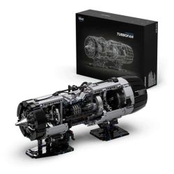 Nifeliz NF10317 Turbofan Engine Xếp hình lắp ráp ghép mô hình động cơ phản lực cánh quạt