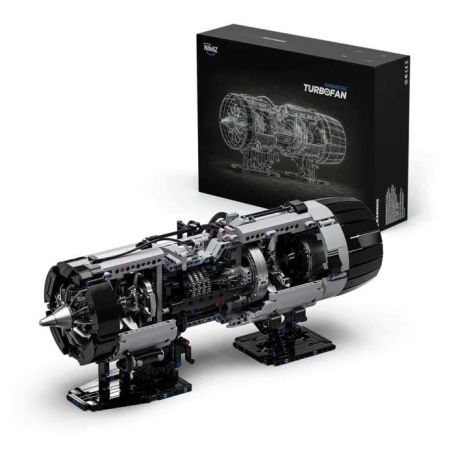Nifeliz NF10317 Turbofan Engine Xếp hình lắp ráp ghép mô hình động cơ phản lực cánh quạt