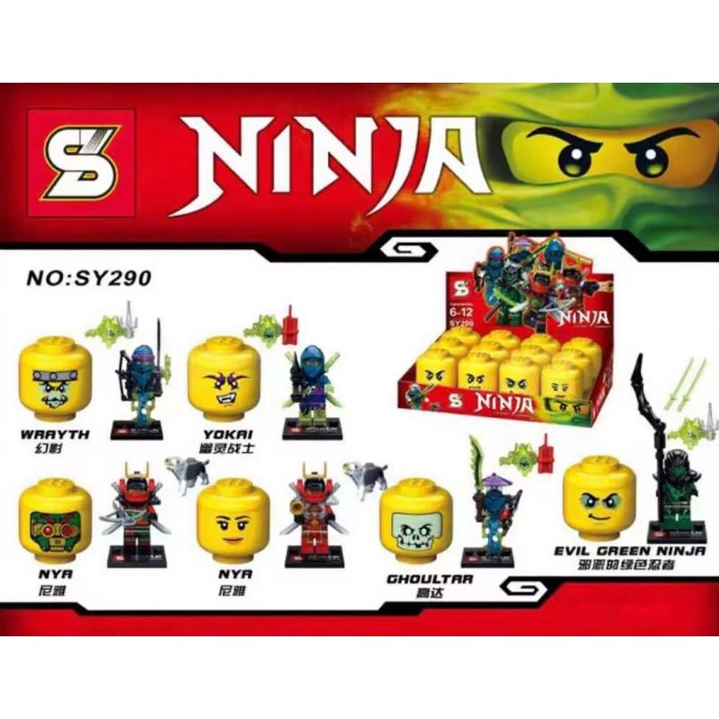 SY SY290 Xếp hình lắp ráp ghép mô hình Đã thêm vào Hộp mù Ninjago