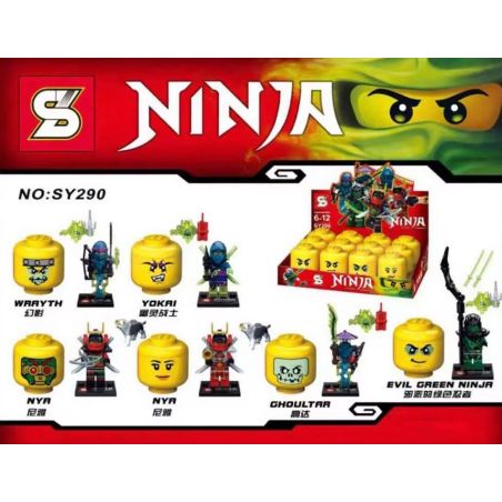 SY SY290 Xếp hình lắp ráp ghép mô hình Đã thêm vào Hộp mù Ninjago
