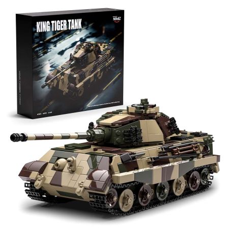 Nifeliz NF10315 King Tiger Tank Xếp hình lắp ráp ghép mô hình Xe tăng hạng nặng King Tiger
