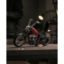 Nifeliz NF10308 Chopper Motorcycle Xếp hình lắp ráp ghép mô hình Xe máy tùy chỉnh theo phong cách retro của Mỹ