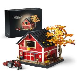 Nifeliz NF10314 Red Barn Xếp hình lắp ráp ghép mô hình chuồng đỏ
