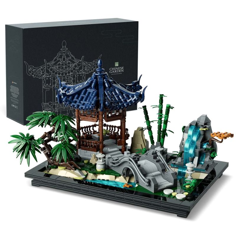 Nifeliz NF10311 Chinese Garden Xếp hình lắp ráp ghép mô hình vườn Trung Quốc