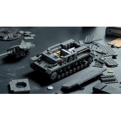 Nifeliz NF10312 Panzer IV G Military Tank Xếp hình lắp ráp ghép mô hình Xe tăng IV của Đức