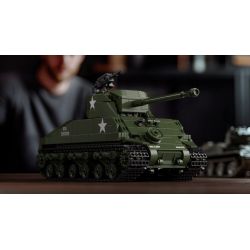 Nifeliz NF10313 Sherman Military Tank Xếp hình lắp ráp ghép mô hình Xe tăng M4 Sherman
