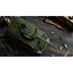 Nifeliz NF10313 Sherman Military Tank Xếp hình lắp ráp ghép mô hình Xe tăng M4 Sherman