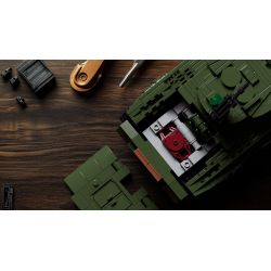 Nifeliz NF10313 Sherman Military Tank Xếp hình lắp ráp ghép mô hình Xe tăng M4 Sherman