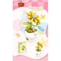 WOMA C2014 Xếp hình lắp ráp ghép mô hình câu chuyện hoa