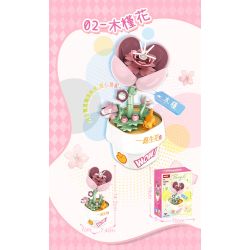 WOMA C2014 Xếp hình lắp ráp ghép mô hình câu chuyện hoa