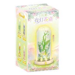 WOMA C2015 Eternal Flower Xếp hình lắp ráp ghép mô hình Ngôn ngữ hoa đèn đêm: Bai Lingxiang Ning