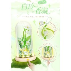 WOMA C2015 Eternal Flower Xếp hình lắp ráp ghép mô hình Ngôn ngữ hoa đèn đêm: Bai Lingxiang Ning